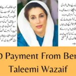 7000 Payment From Benazir Taleemi Wazaif (2024 Updated)
